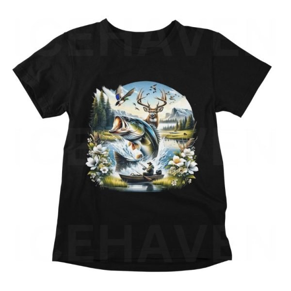 Bass Boat And Nature