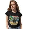 Elephant With South African Flag