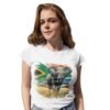 Elephant With South African Flag